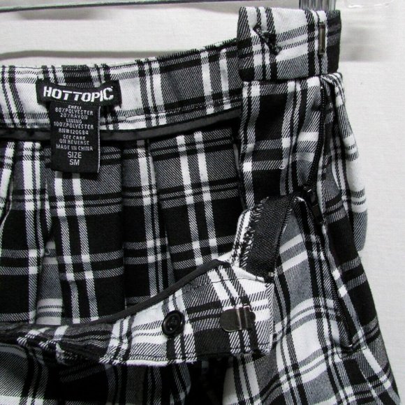 Hot Topic black and white plaid skirt small - Picture 6 of 7